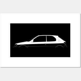 Peugeot 306 Le Mans Silhouette Posters and Art